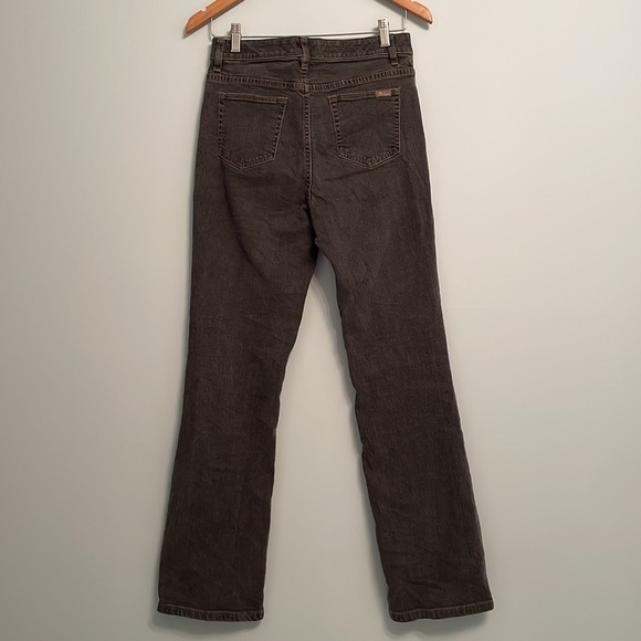 Vintage Woolrich Black/Grey Straight Leg Jeans With Stretch Sz 4 - Picture 3 of 5